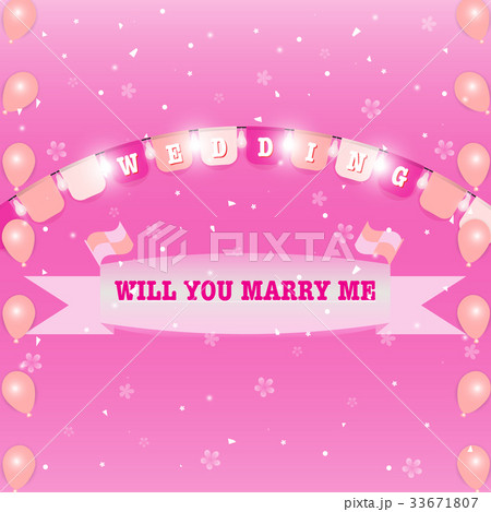Wedding flags and marry ribbon sweet background Wedding flags and marry ribbon sweet background 33671807