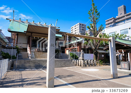 江東区 深川神明宮 拝殿 33673269