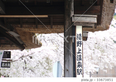 春の湯野上温泉駅 33673851