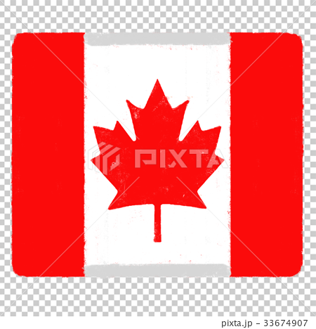 国旗 カナダのイラスト素材