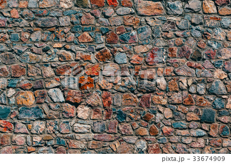 Old masonry wall background Old masonry wall background 33674909