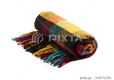 Woolen checkered plaid Woolen checkered plaid 33675295