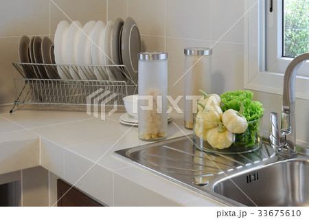 modern pantry with utensil in kitchen modern pantry with utensil in kitchen 33675610