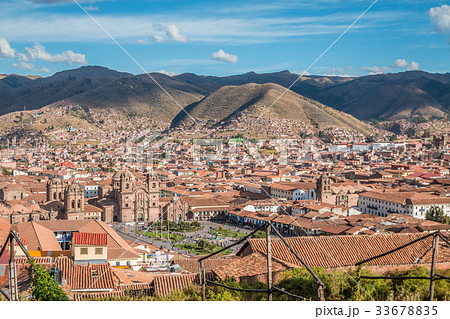 View of Cusco city in Peru 33678835
