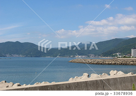 小浜温泉街を望む 33678936
