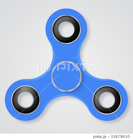 Vector illustration of  Hand fidget spinner 33679010
