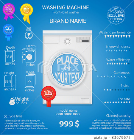 Vector illustration of washer 33679672
