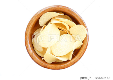 Dirty dish with fried potatoes 33680558