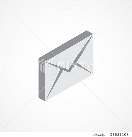 Email isometric icon 3d vector illustration 33681108