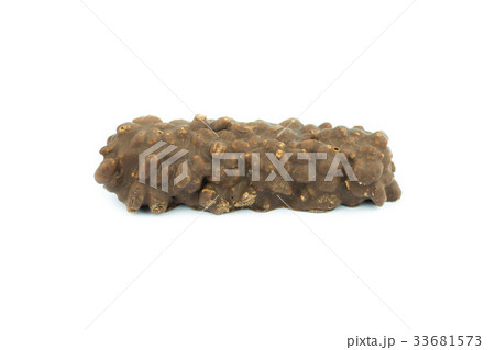 wafers caramel and chocolate isolated on white wafers caramel and chocolate isolated on white 33681573