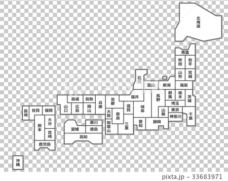 日本地図 33683971
