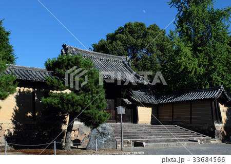 京都　随心院　藥医門と月 33684566