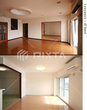 リフォームのビフォーアフター組写真の写真素材
