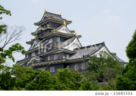 岡山城の天守 岡山城の天守 33685503
