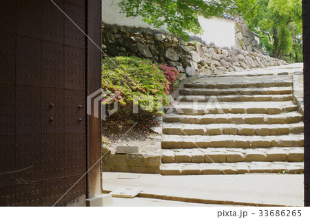 岡山城不明門の石段 33686265
