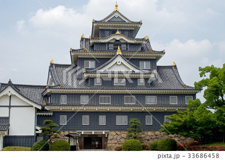 岡山城の天守 33686458