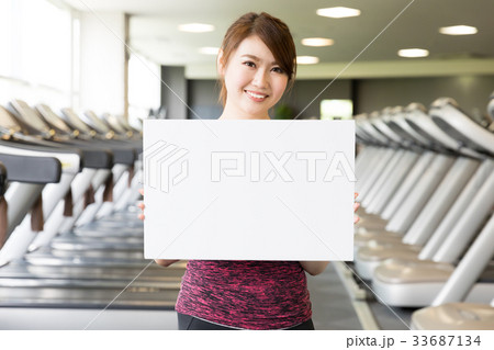 スポーツジム　ホワイトボードイメージ 33687134