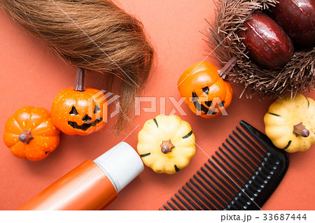 ハロウィン　髪　ヘアピース 33687444