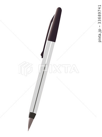 ボールペン 黒 のイラスト素材 33689741 Pixta