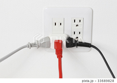 コンセント　タコ足配線イメージ 33689828