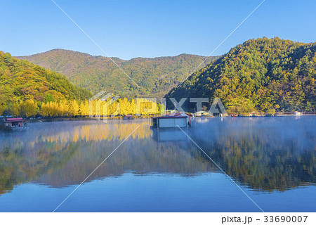 秋 自然 ムングァン貯水池 33690007