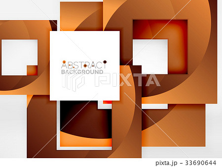 Squares geometric object in light 3d space Squares geometric object in light 3d space 33690644