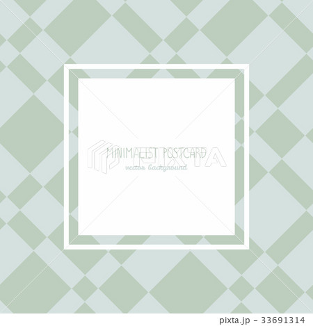 Minimalist postcard with classic background. Frame Minimalist postcard with classic background. Frame 33691314