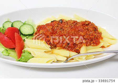 ミートソース　ペンネ 33691754