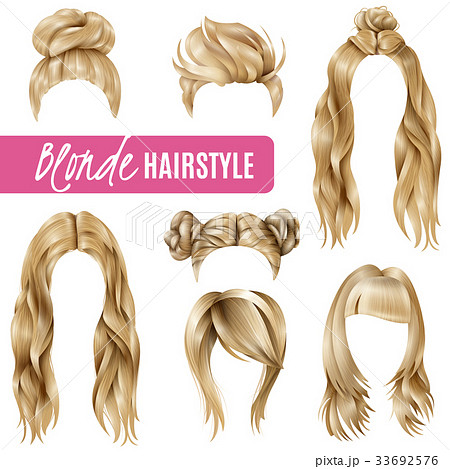 Coiffures For Blond Women Set 33692576