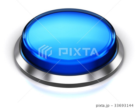 Blue round button Blue round button 33693144