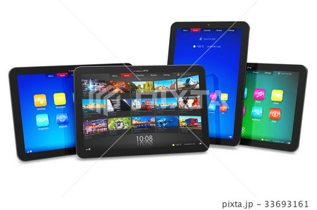 Set of tablet computers 33693161