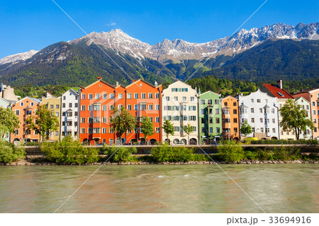 Innsbruck embankment in Austria Innsbruck embankment in Austria 33694916