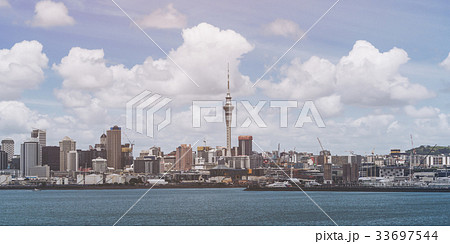 Auckland city skyline, New Zealand 33697544