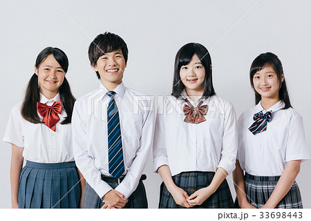 中高生　白バック 33698443