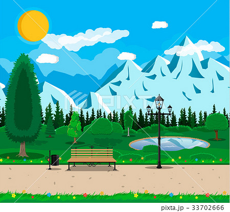 Mountain park concept 33702666