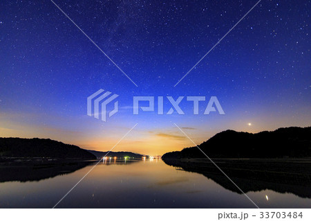 瀬戸内　未明の星景 33703484