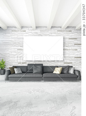 Vertical modern interior bedroom or living room Vertical modern interior bedroom or living room 33704347