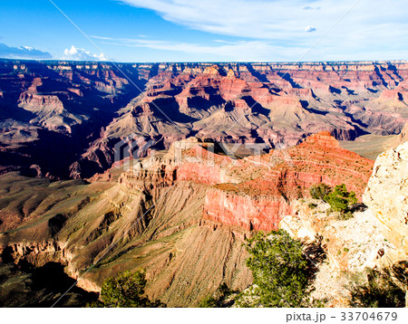 Red rocks of Grand Canyon of river Colorado 33704679