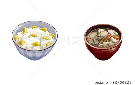 クリご飯とけんちん汁 33704825