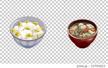 クリご飯とけんちん汁 33704825