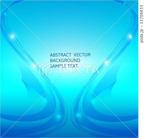 Abstract blue curve vector background 33706655