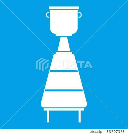 Wine distillery equipment icon white Wine distillery equipment icon white 33707373