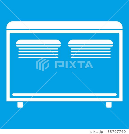 Home equipment for heating icon white Home equipment for heating icon white 33707740