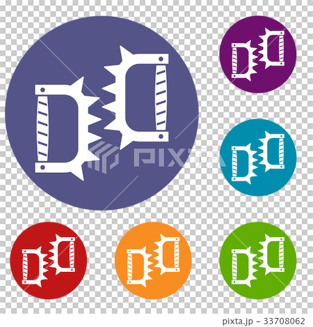 Knuckles with spikes icons set 33708062