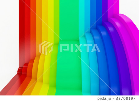 abstract colorful rainbow perspective background 33708197
