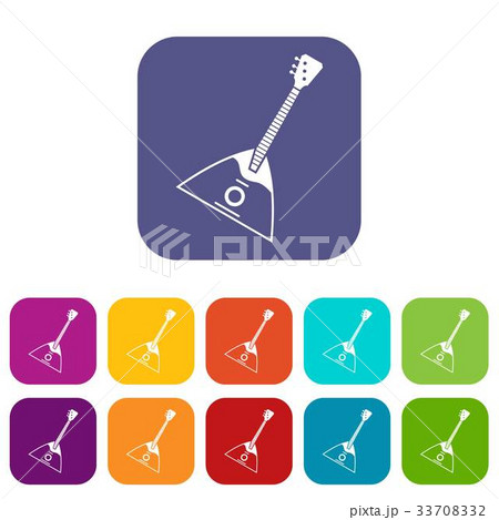 Balalaika icons set 33708332