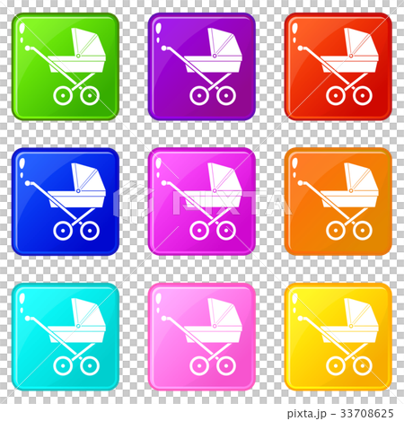 Baby carriage set 9 33708625