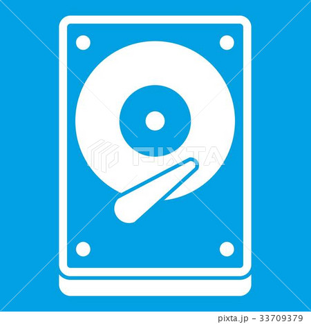 HDD icon white 33709379