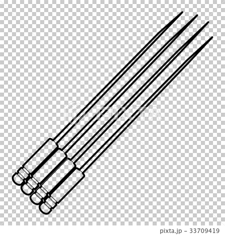 Toothpick icon outline Toothpick icon outline 33709419