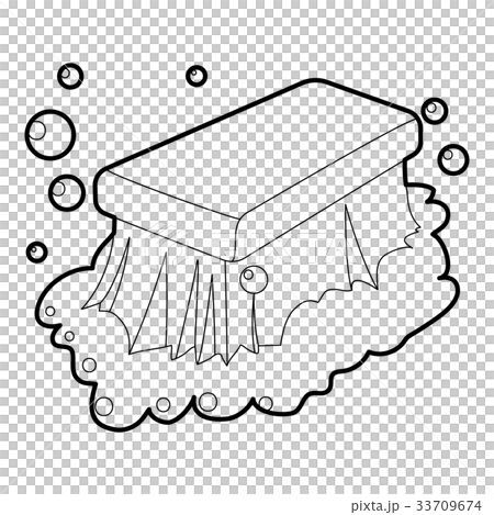 Wet cleaning icon outline Wet cleaning icon outline 33709674